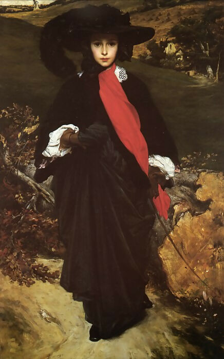 Frederic Leighton – Portrait of May Sartoris 70x100 Canvas