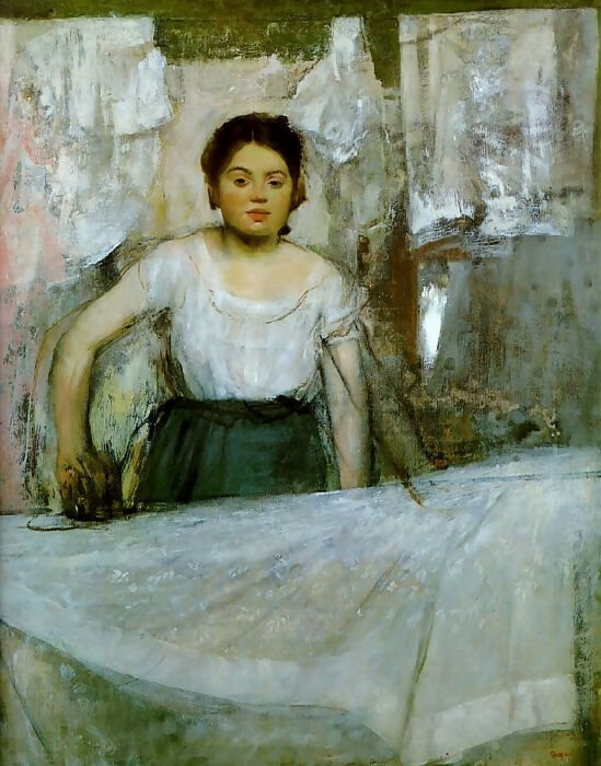 Edgar Degas - Woman Ironings 70x100 Canvas