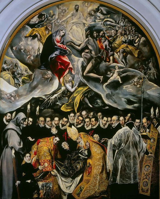 El Greco - Burial of the Count of Orgaz 50X40 Canvas
