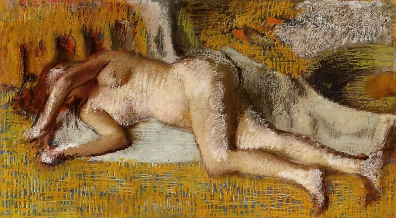 Edgar Degas - After the Bath 3 50X40 Canvas