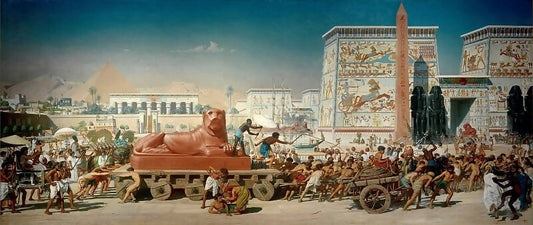 Edward John Poynter – The Israelites in Egypt 50X40 Canvas