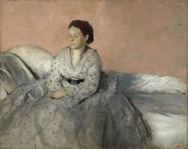 National Gallery of Art – Degas, Edgar - Madame Renée Degas 50X40 Canvas