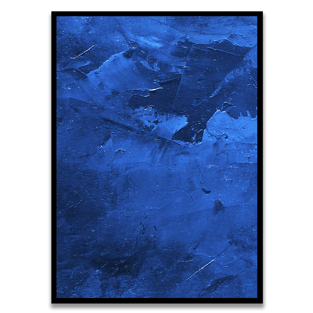 The Blue Black Printed frame acrylic canvas Frames