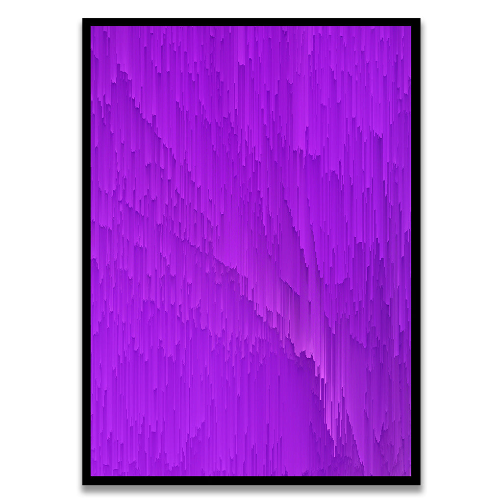 Purple Black Printed frame acrylic canvas Frames