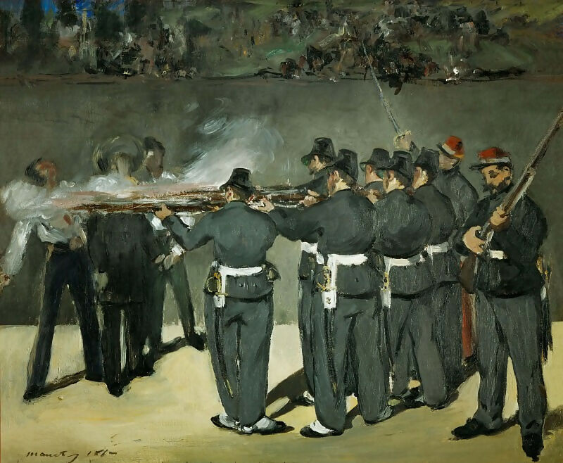 Edouard Manet – The Execution of Emperor Maximilian (sketch)