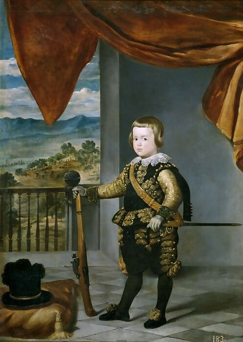 Diego Rodriguez de Silva y Velazquez workshop – Prince Balthazar Carlos 70x100 Canvas