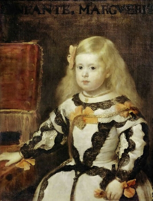Diego Rodriguez de Silva y Velazquez – Portrait of the Infanta Margaritasad 50X40 Canvas