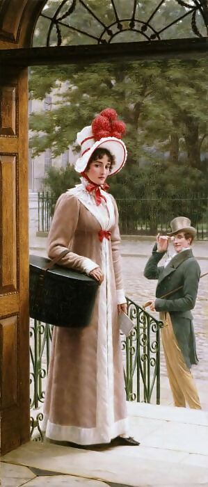 Edmund Blair Leighton - The Fountain of Delight 50X40 Canvas