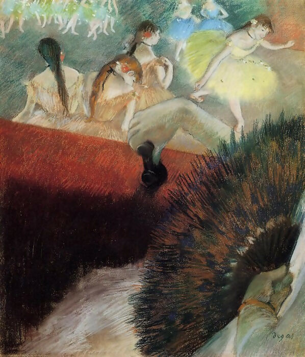 Edgar Degas - At the Ballet 70x100 Canvas