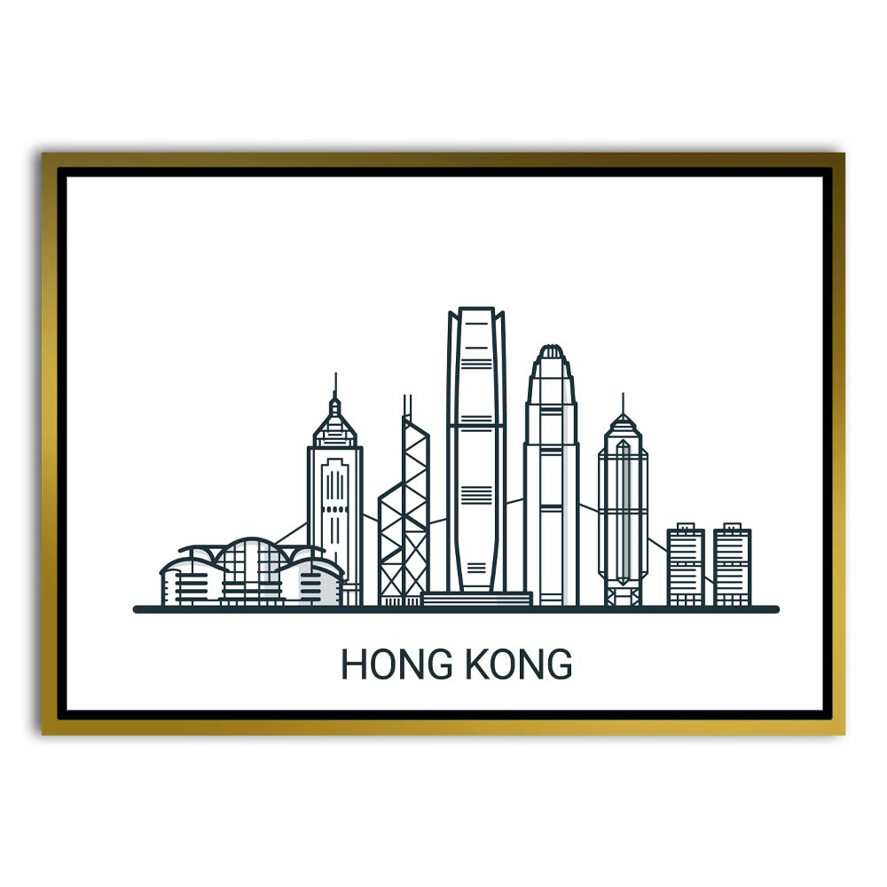 Hongkong Gold Canvas frame acrylic canvas Frames