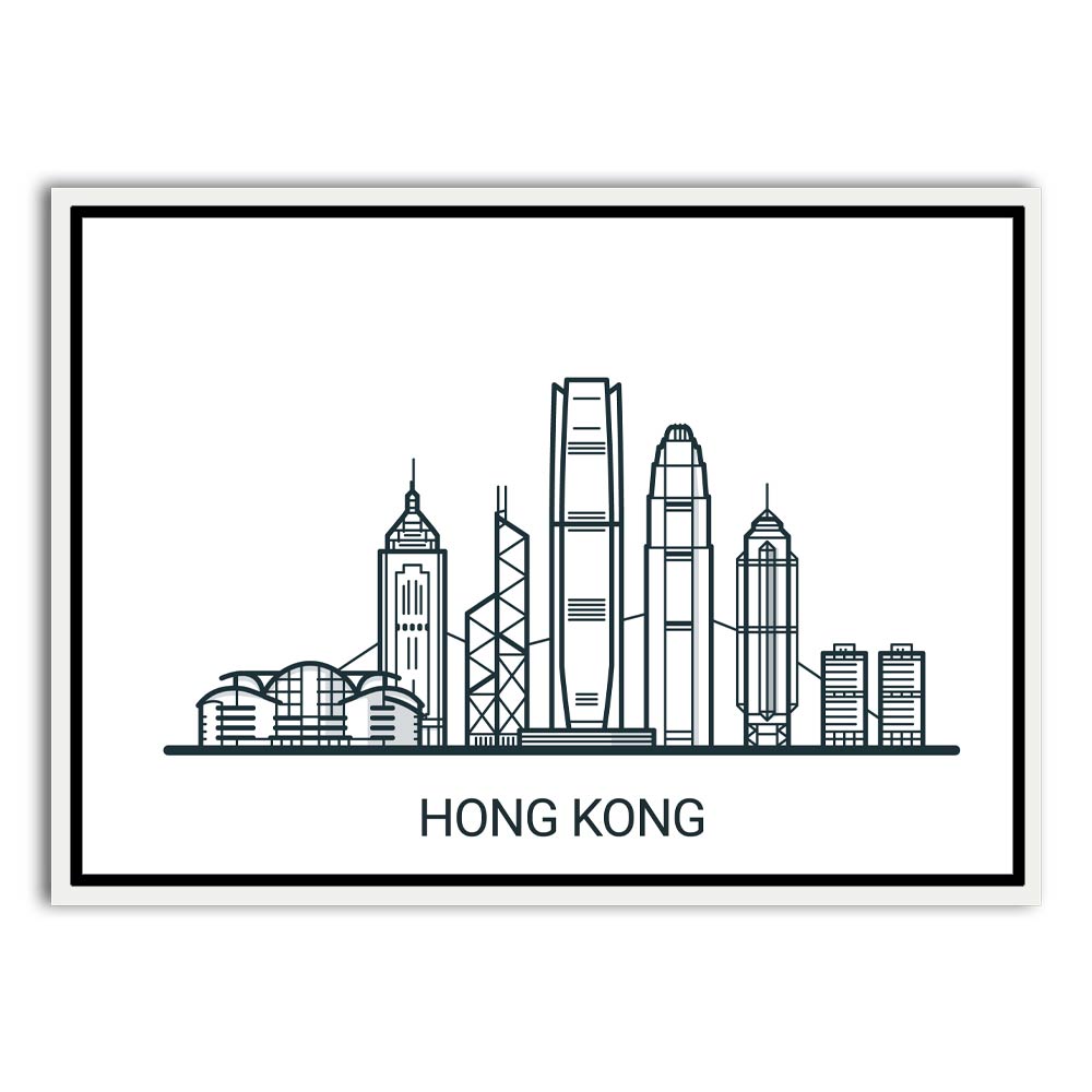 Hongkong White Canvas frame acrylic canvas Frames