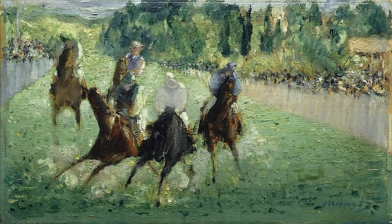 Edouard Manet – Horse Racing 45x60 Canvas