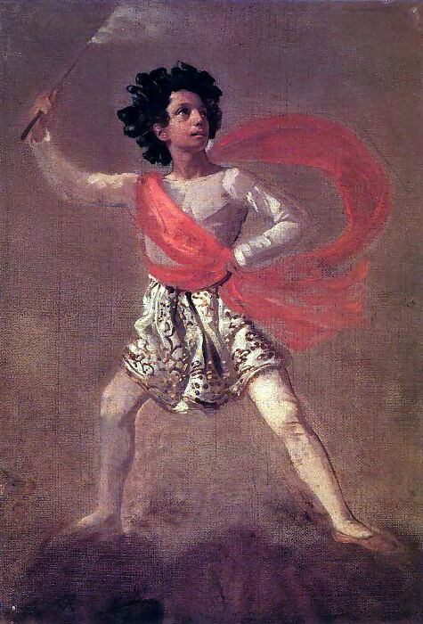 KarlPavlovichBryullov-Voltigeur.1828-1830 50X40 Canvas