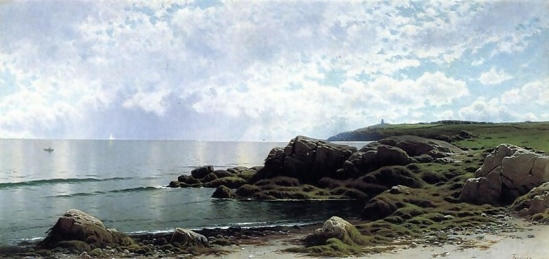 Edward John Poynter At Low Tide 140x187 Canvas