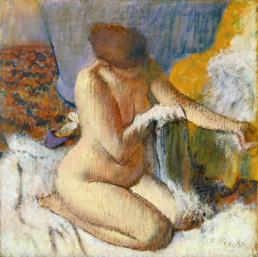 part 1 Louvre - Degas, Edgar (Paris 1834-1917) -- After the Bath 50X41 Canvas