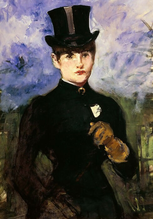 Edouard Manet – Portrait of a Woman on Horseback 50X40 Canvas
