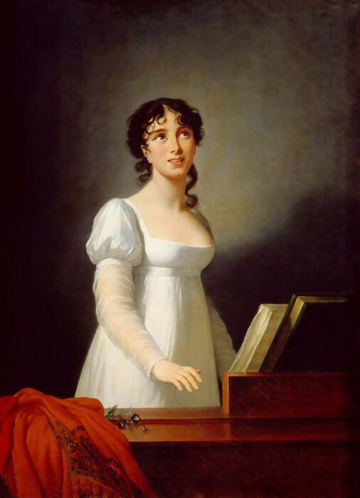 Elisabeth-Louise Vigée-Lebrun – Singer Angelica Catalani (soprano, 1780-1849) 50X40 Canvas