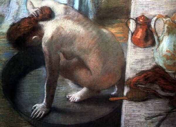 Edgar Degas - Bathing in a Basin