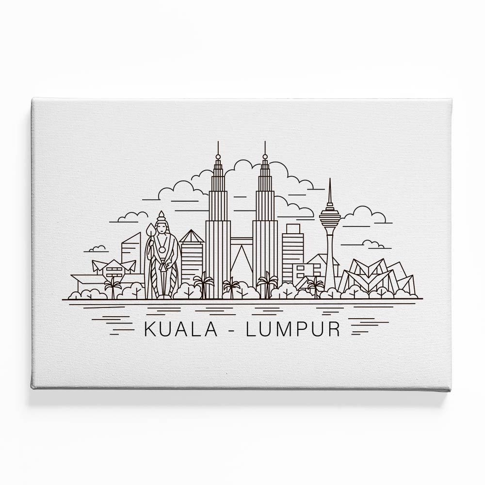 Kuala Lumpur Canvas acrylic canvas Frames