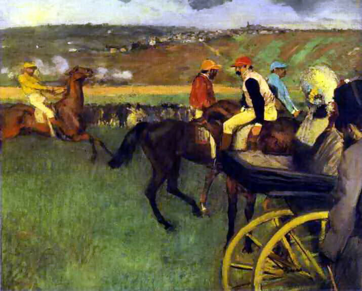 Edgar Degas - At the Racess