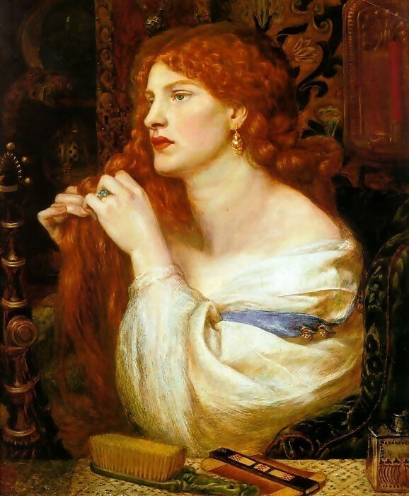 Dante Gabriel Rossetti - Fazio's Beloved 50X40 Canvas