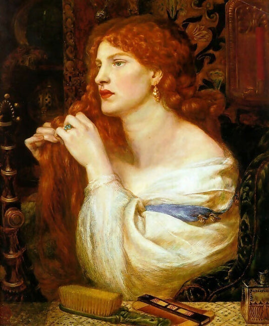 Dante Gabriel Rossetti - Fazio's Beloved 50X40 Canvas