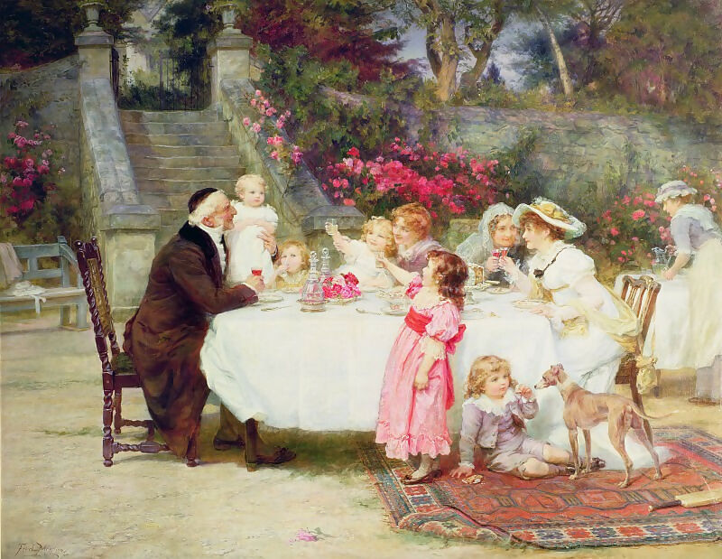 Frederick Morgan – His First Birthdays 70x100 Canvas