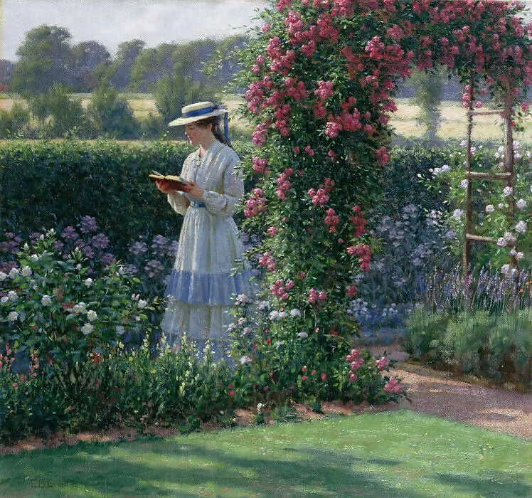 Edmund Blair Leighton – Pleasant Solitude 50X40 Canvas