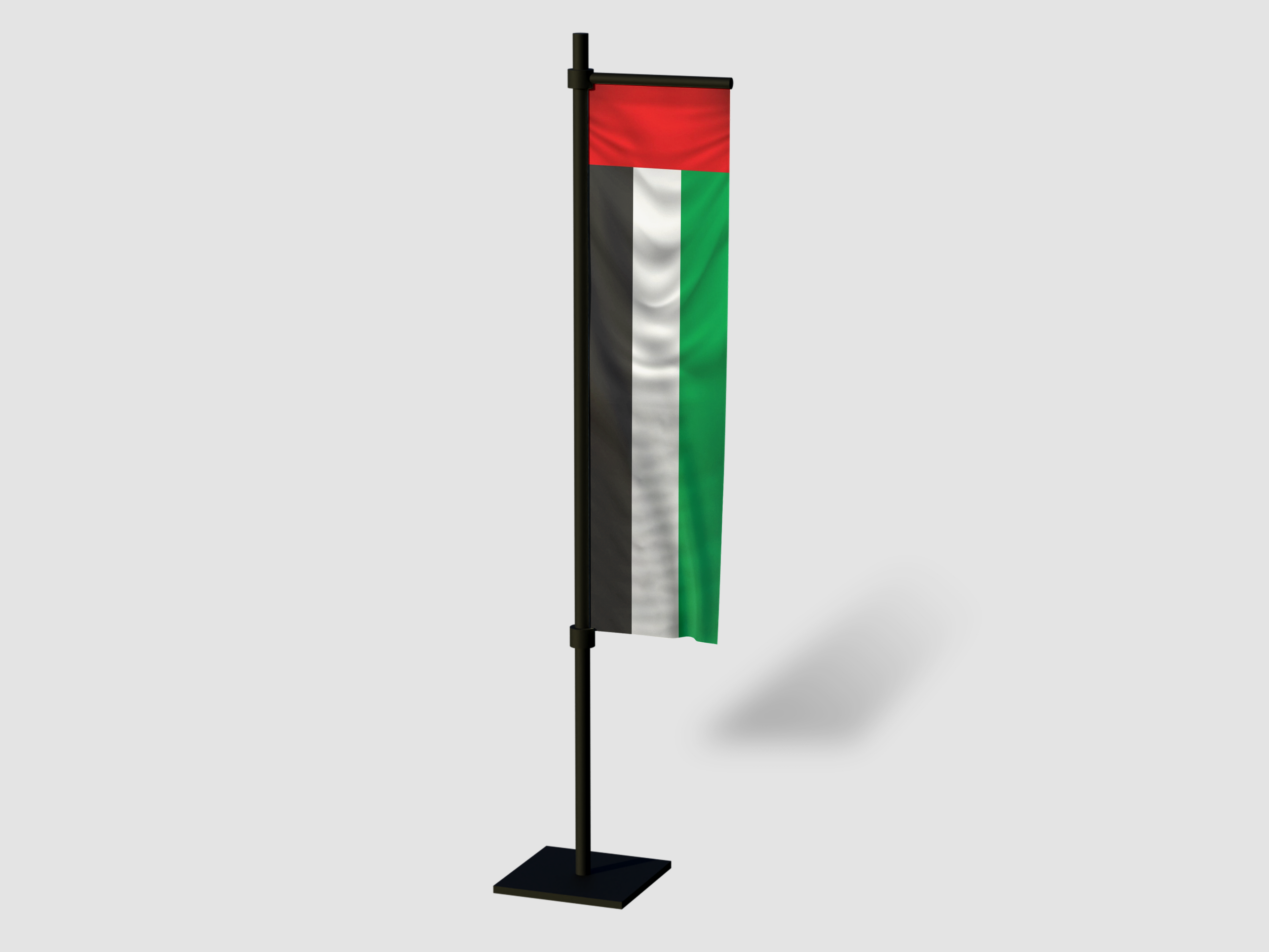 UAE Flag with Metal stand