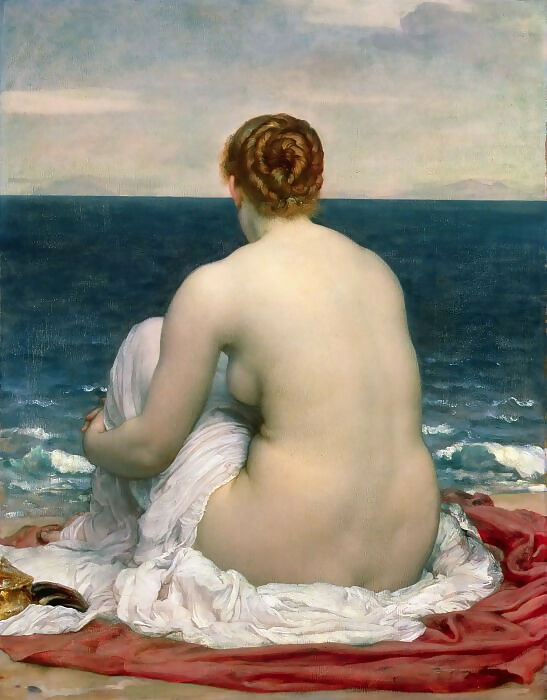 Frederic Leighton - Psamathe 140x187 Canvas