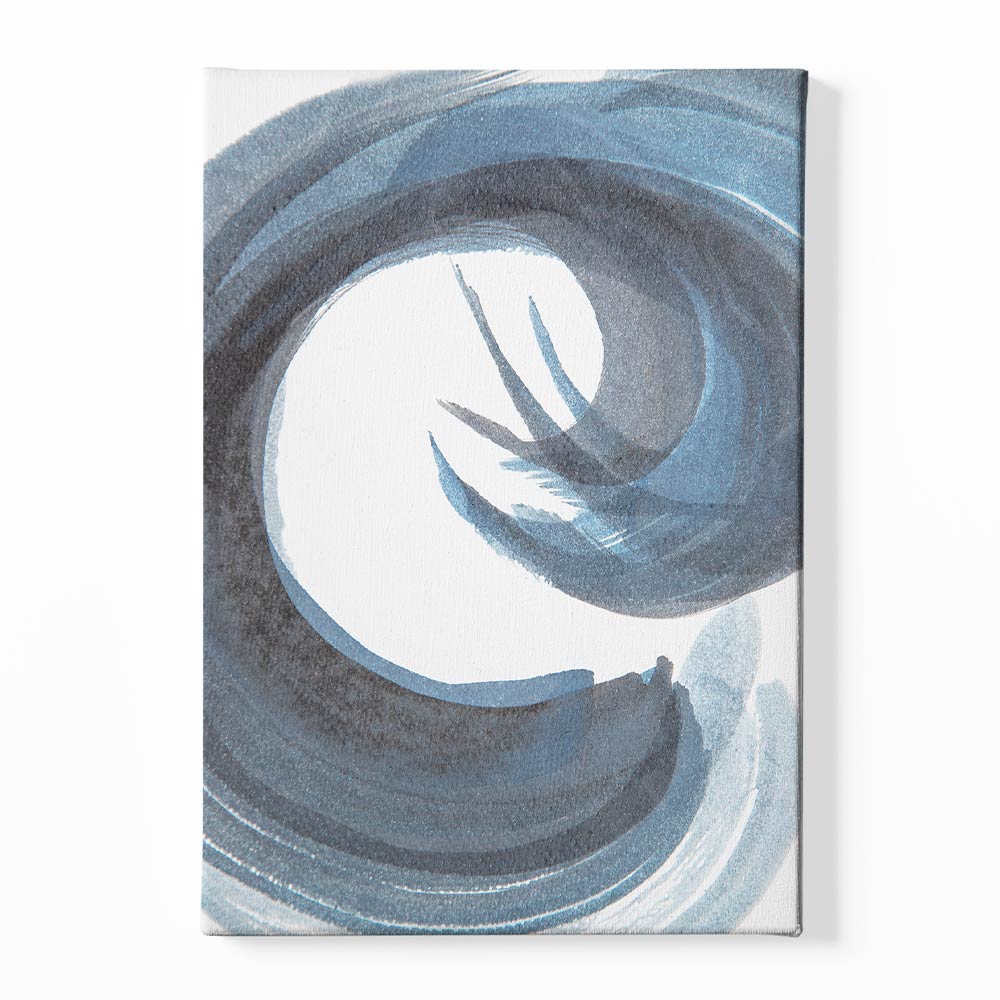 Abstract Wave Wall Art White Canvas acrylic canvas Frames