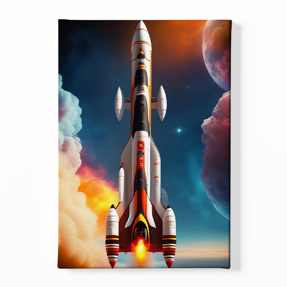 Space Rocket Canvas acrylic canvas Frames