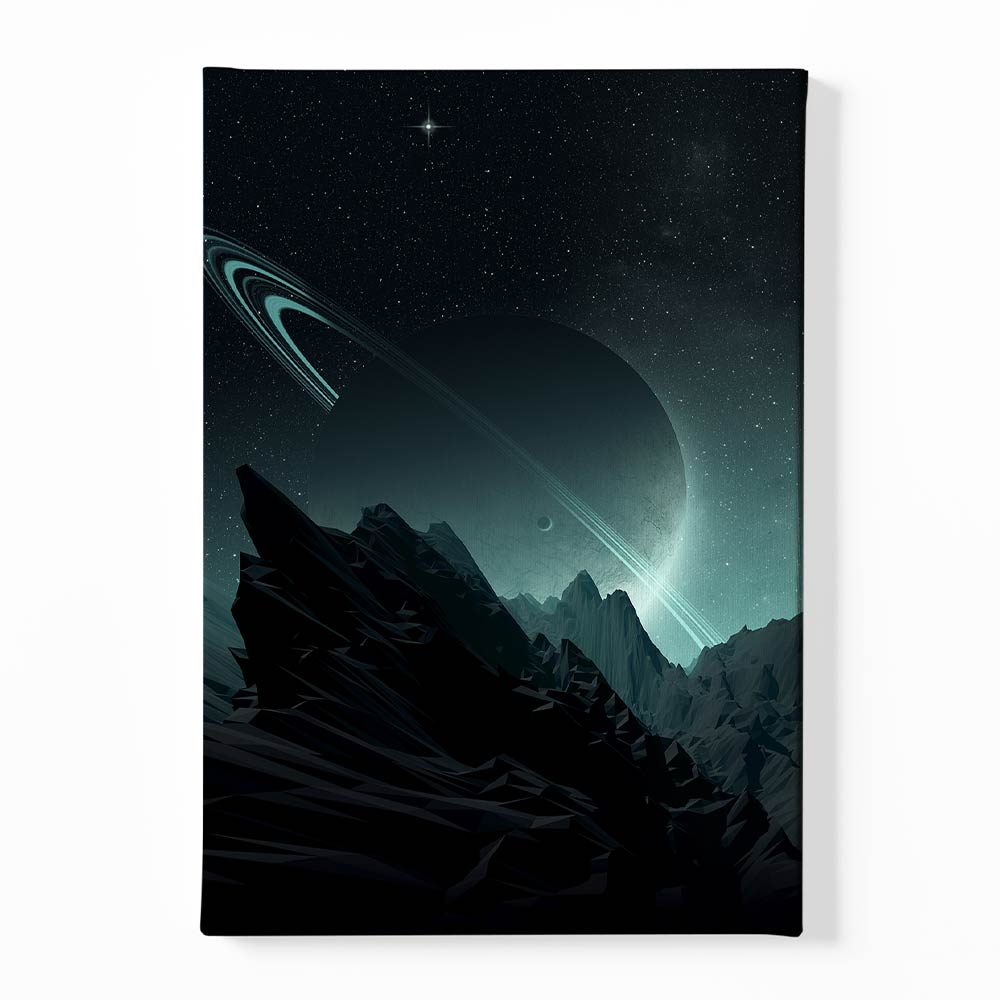 Saturn Planet Canvas acrylic canvas Frames