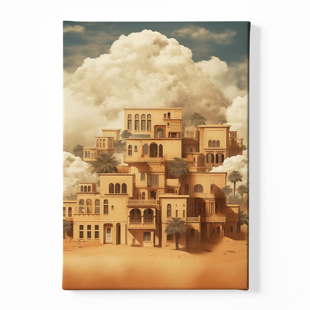 Desert Palace Canvas acrylic canvas Frames