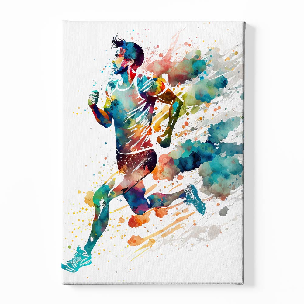 Chromatic Stride Canvas acrylic canvas Frames