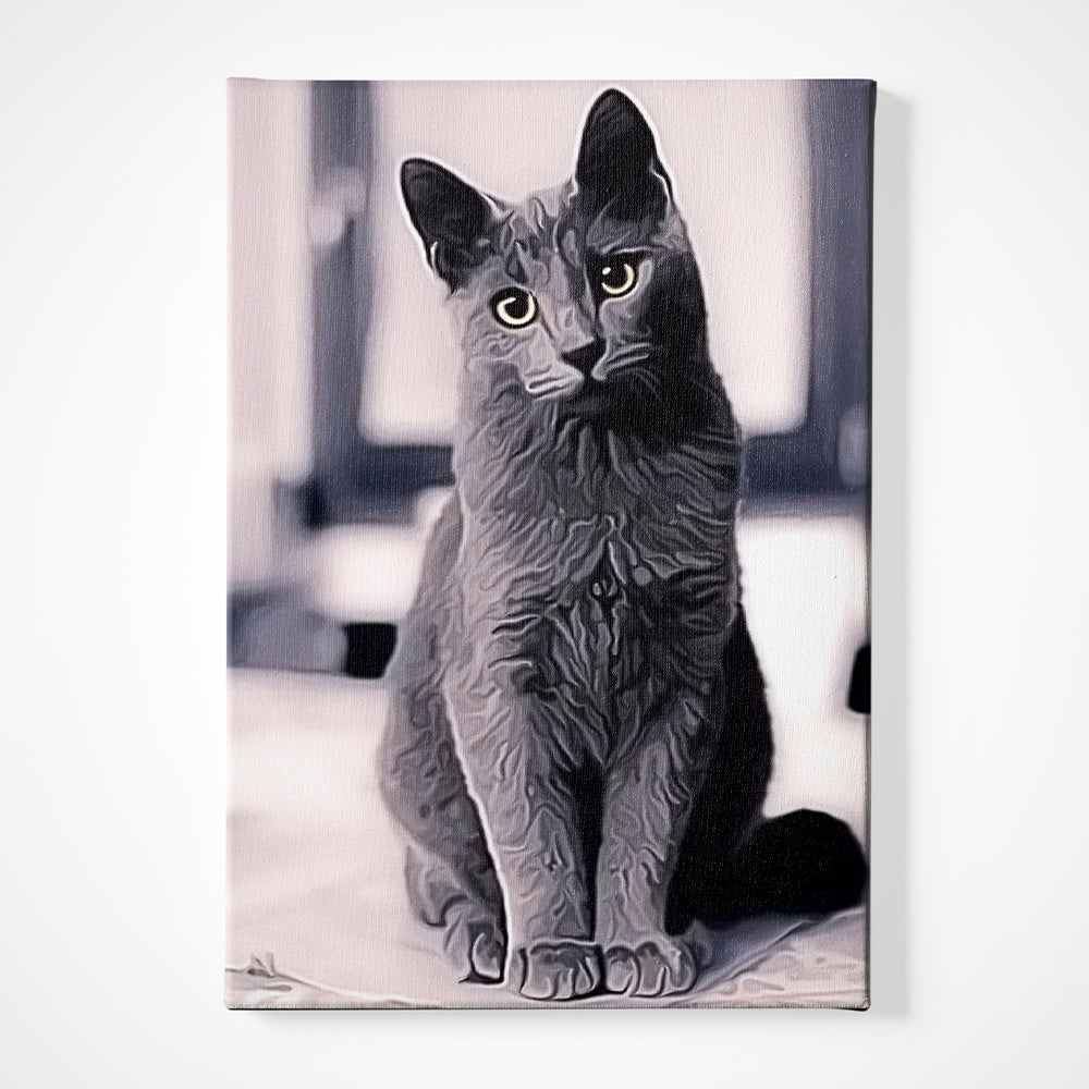 Cat Canvas acrylic canvas Frames