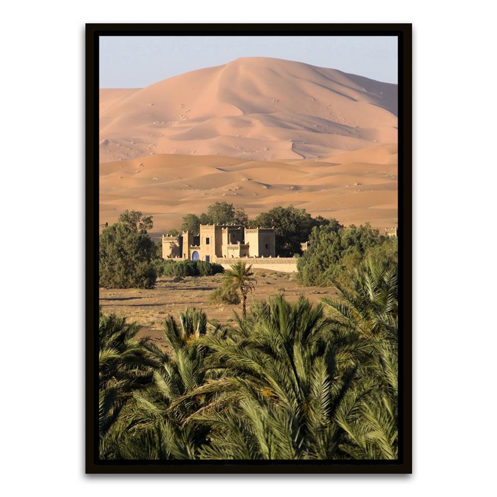 Morrocco 1 Black Canvas frame acrylic canvas Frames