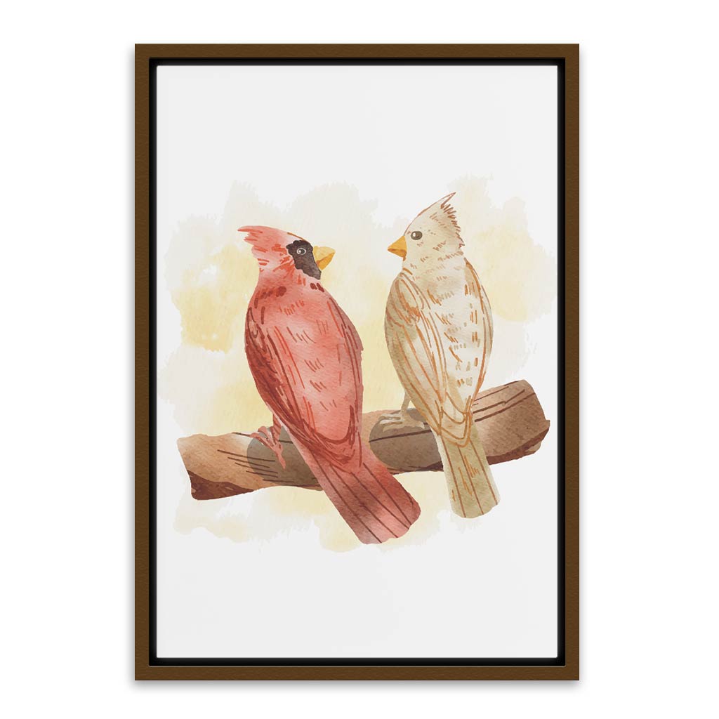 Atlant Bird Wall Art Brown Canvas frame acrylic canvas Frames