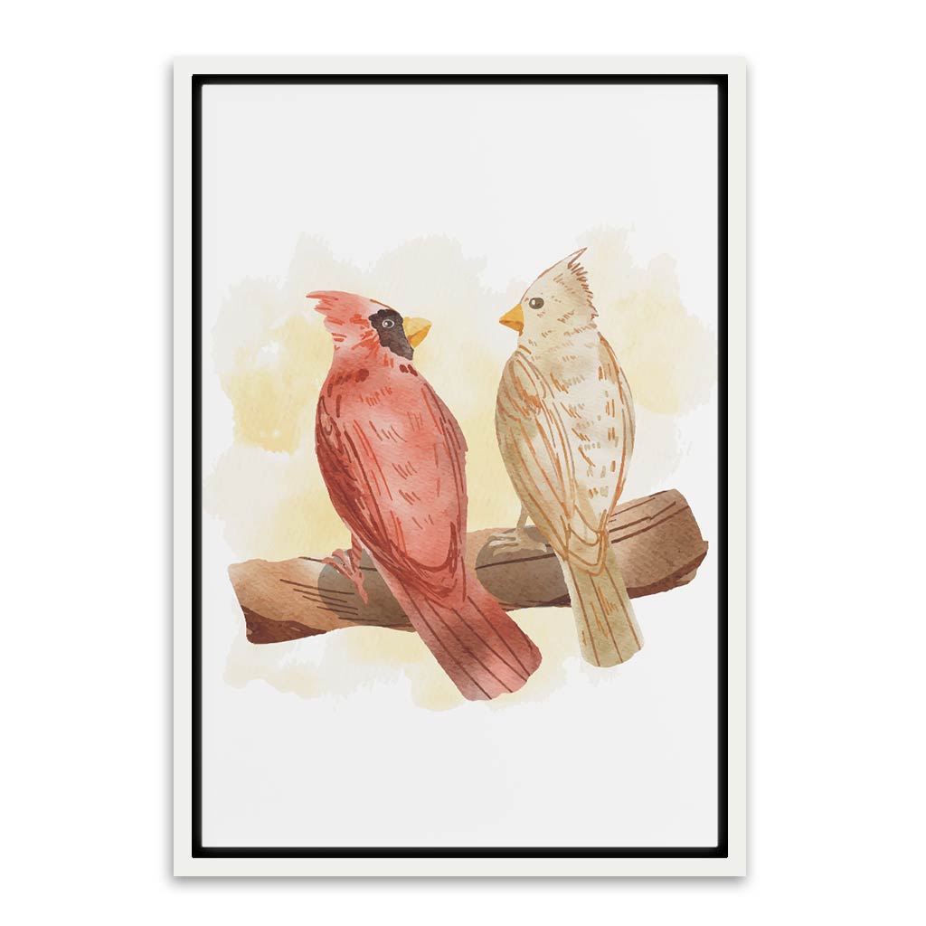 Atlant Bird Wall Art White Canvas frame acrylic canvas Frames