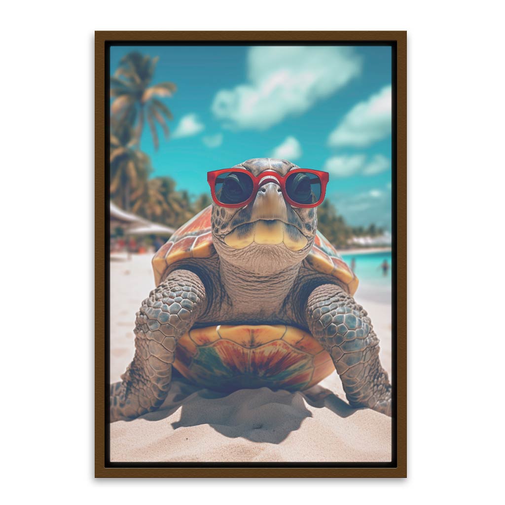 Tortoise Brown Canvas frame acrylic canvas Frames