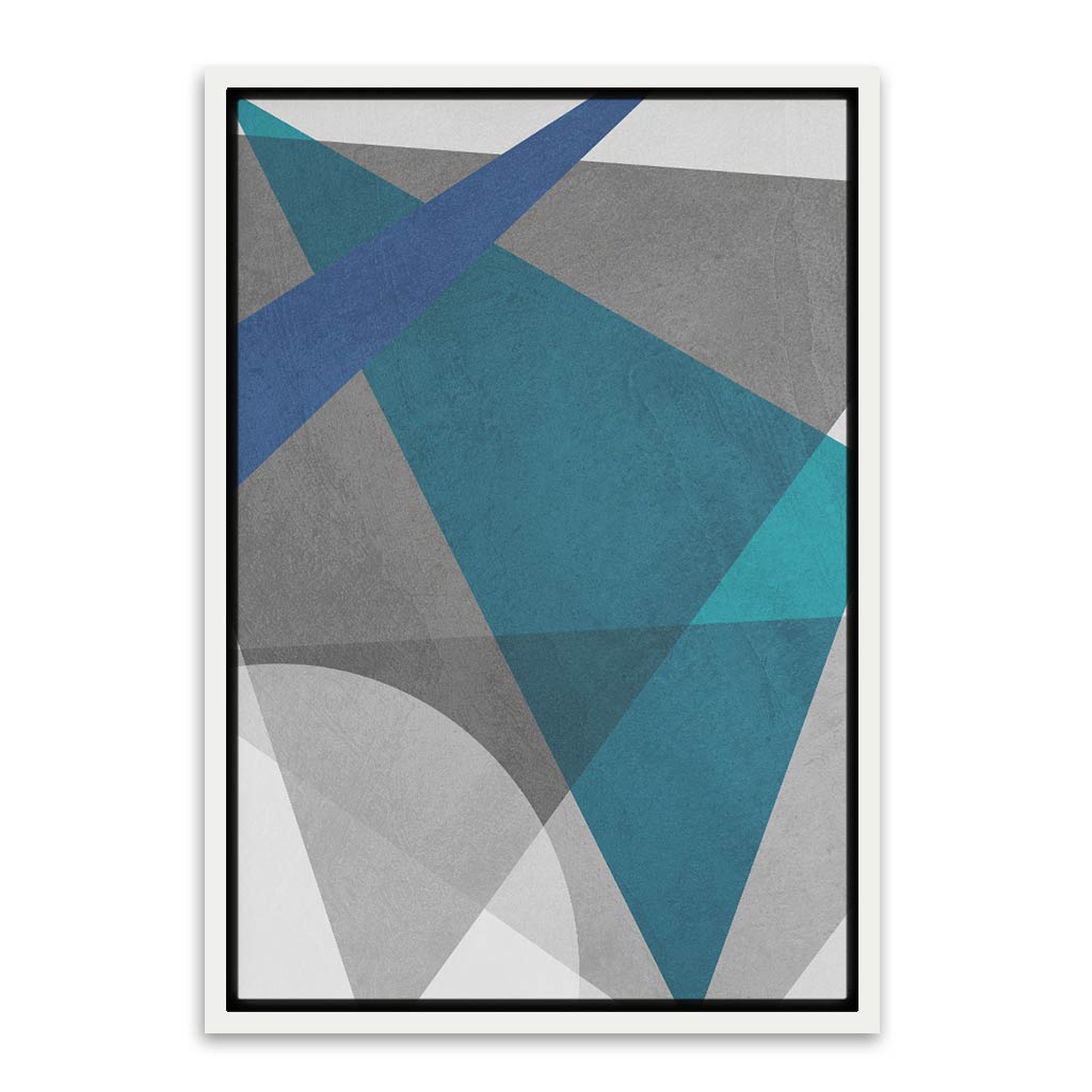 Abstract Wall art White Canvas frame acrylic canvas Frames