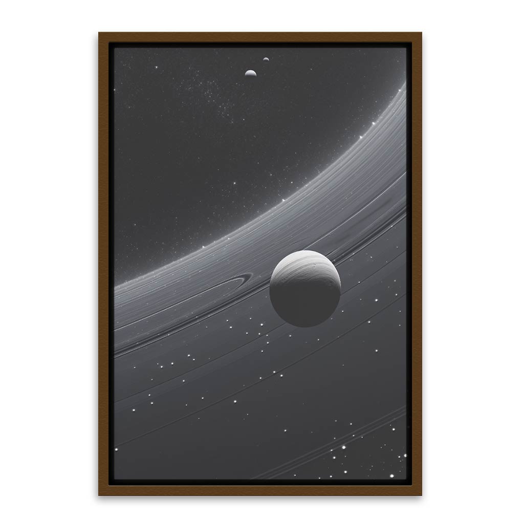 Dark Planet Brown Canvas frame acrylic canvas Frames