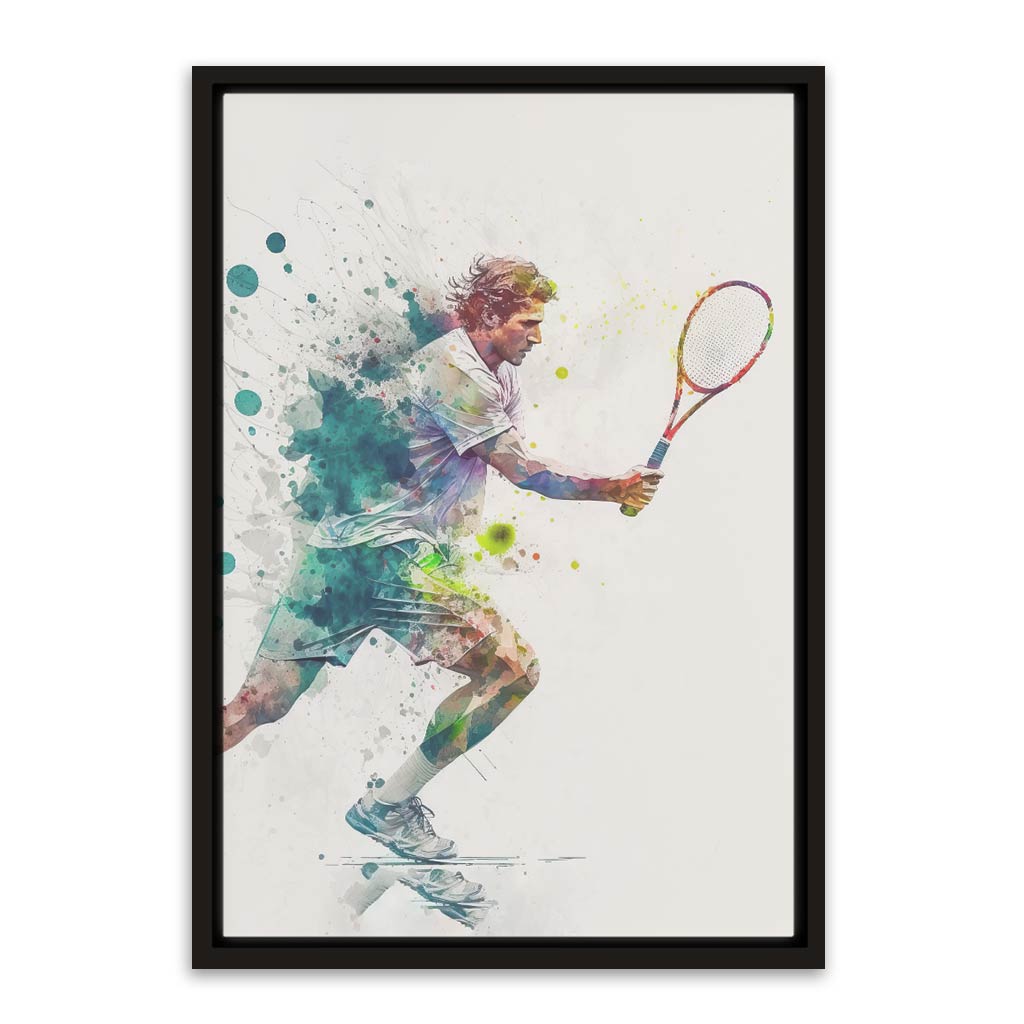 Badminton Art Black Canvas frame acrylic canvas Frames