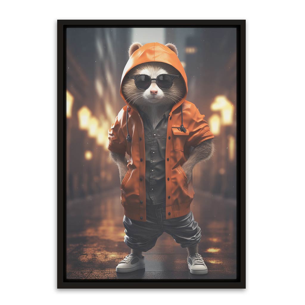 Possum Black Canvas frame acrylic canvas Frames