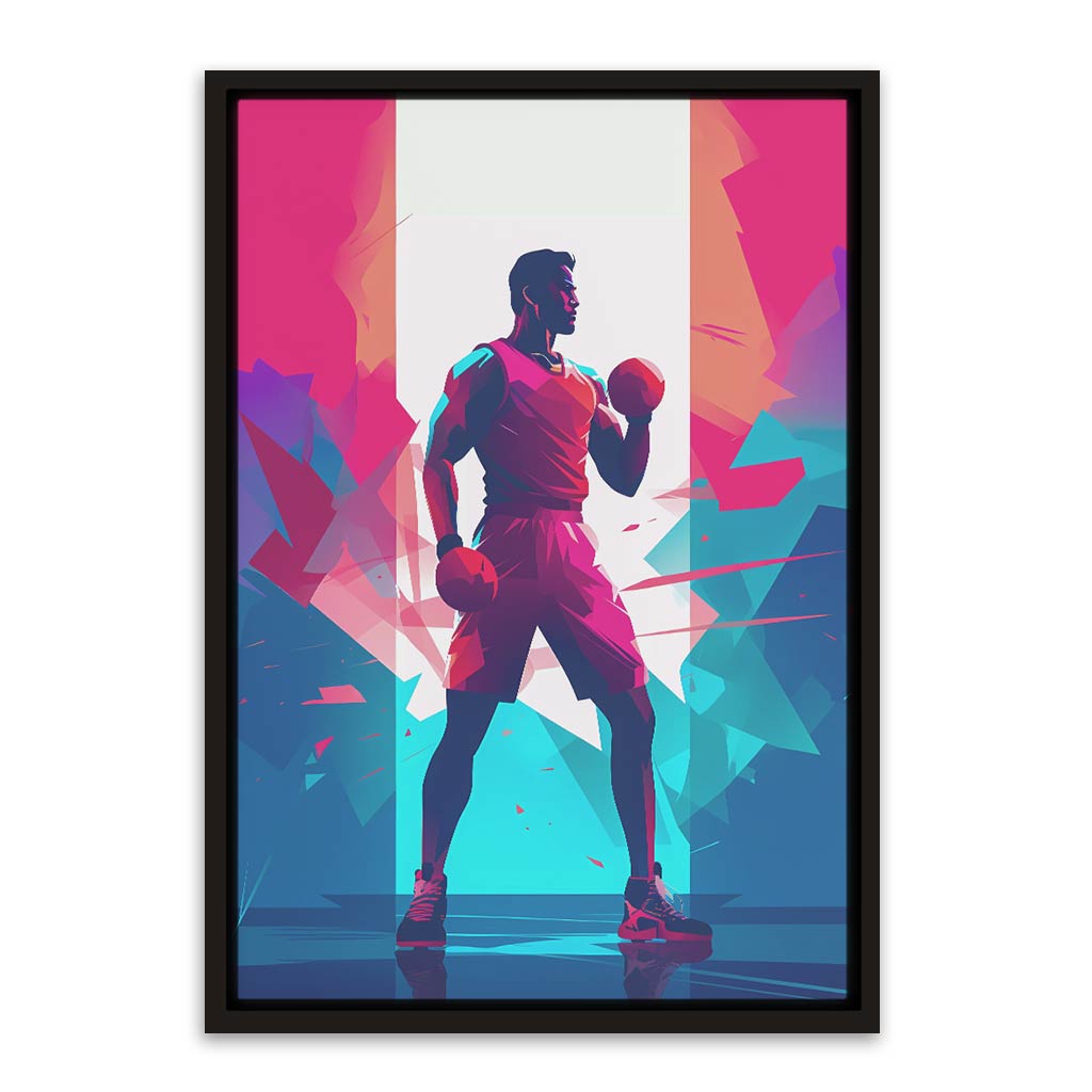 Boxing Black Canvas frame acrylic canvas Frames