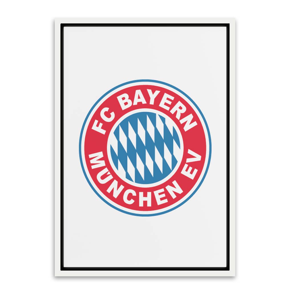 Bayern Munich White Canvas frame acrylic canvas Frames