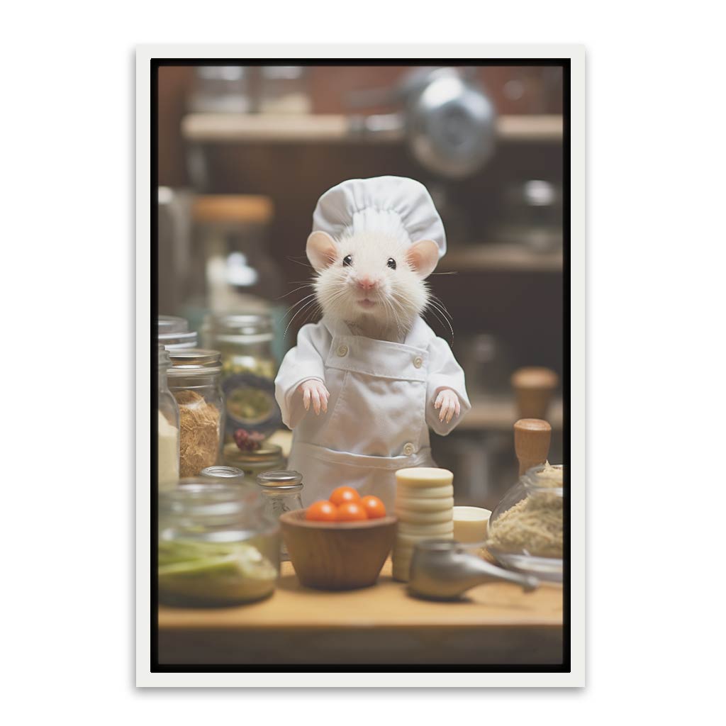 Chef White Canvas frame acrylic canvas Frames