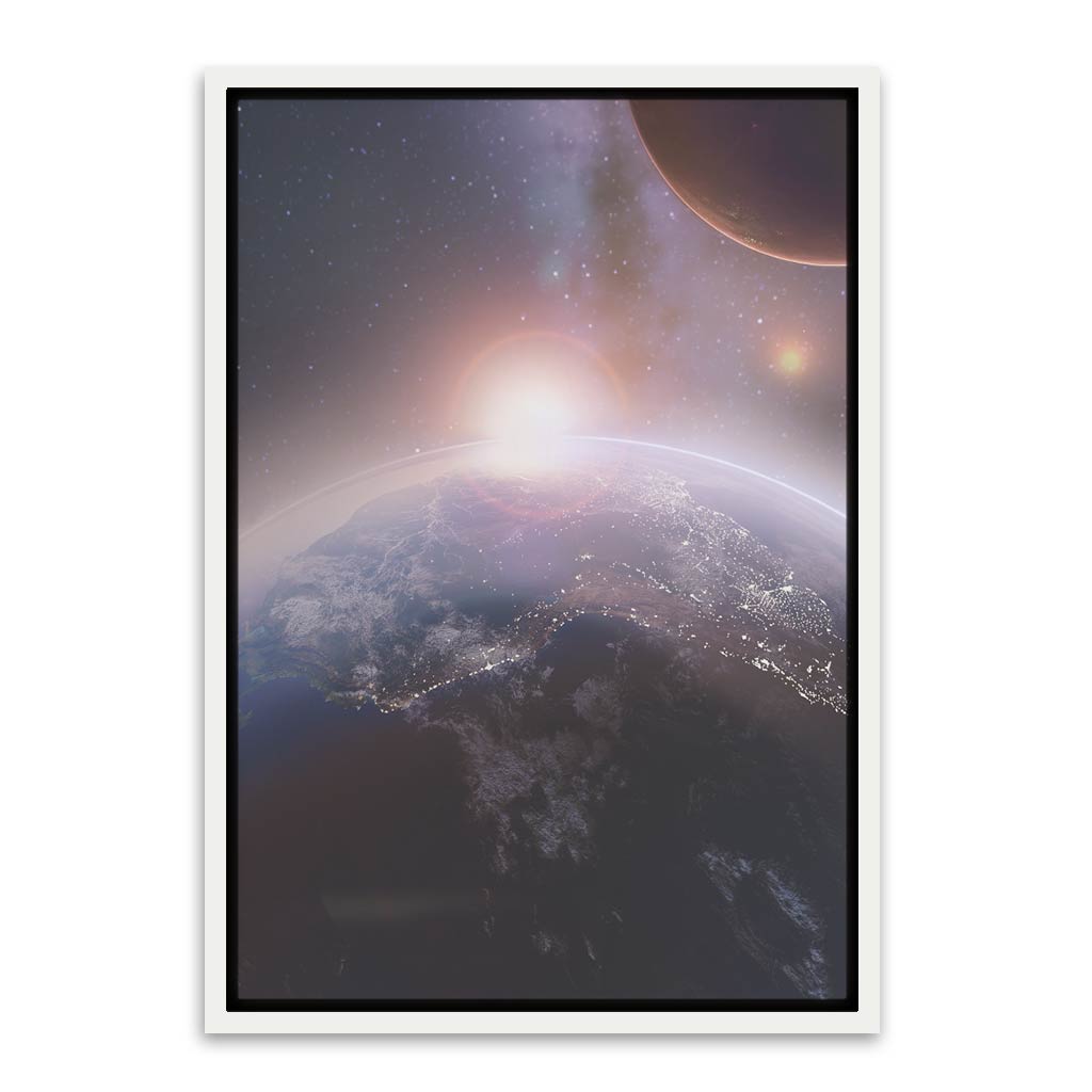 Universe White Canvas frame acrylic canvas Frames