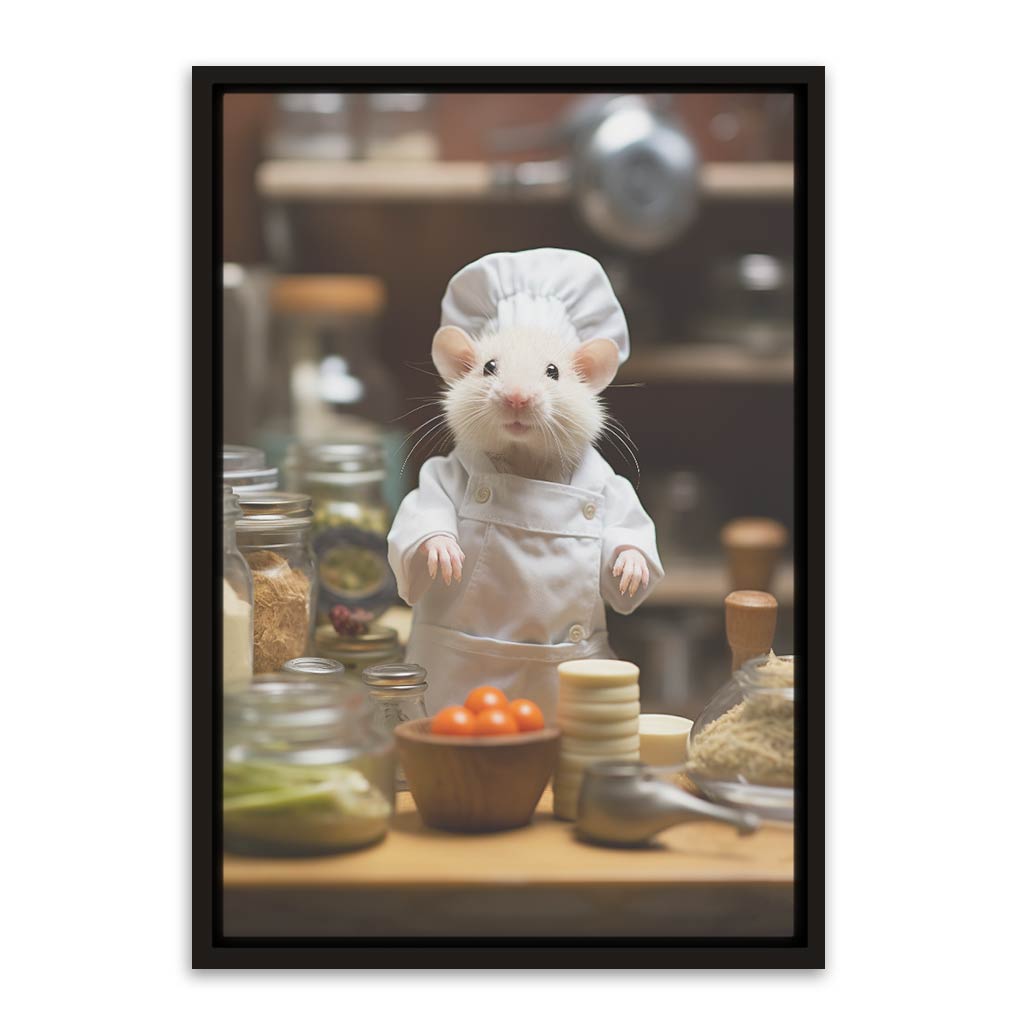 Chef Black Canvas frame acrylic canvas Frames