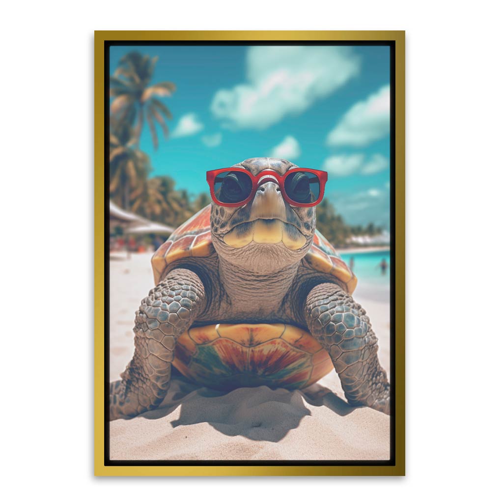 Tortoise Gold Canvas frame acrylic canvas Frames